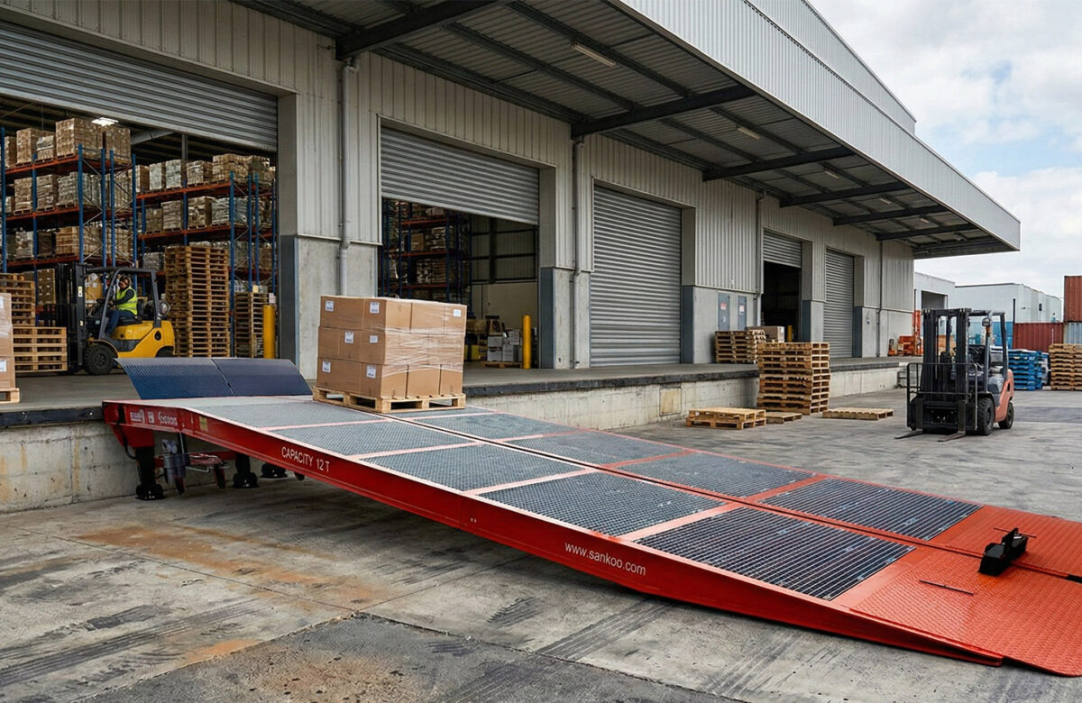 Industrijska logistika in pomen ustrezne nakladalne rampe za varen pretovor blaga