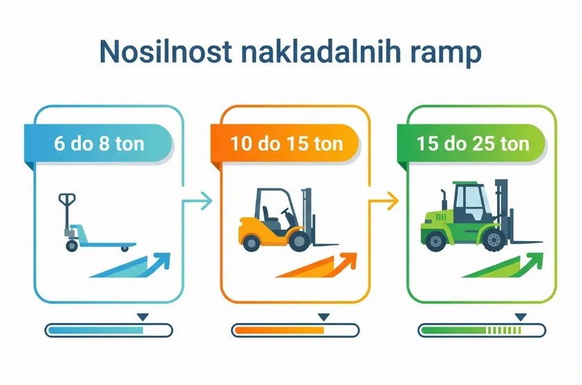 Pravilna izbira nosilnosti je ključna za zagotavljanje varnega in dolgotrajnega delovanja nakladalne opreme.